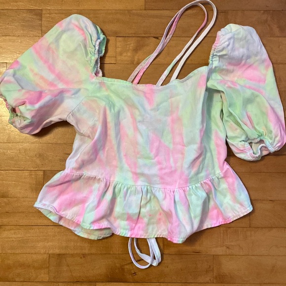 NWT boohoo puff sleeve top 8 - Picture 1 of 1